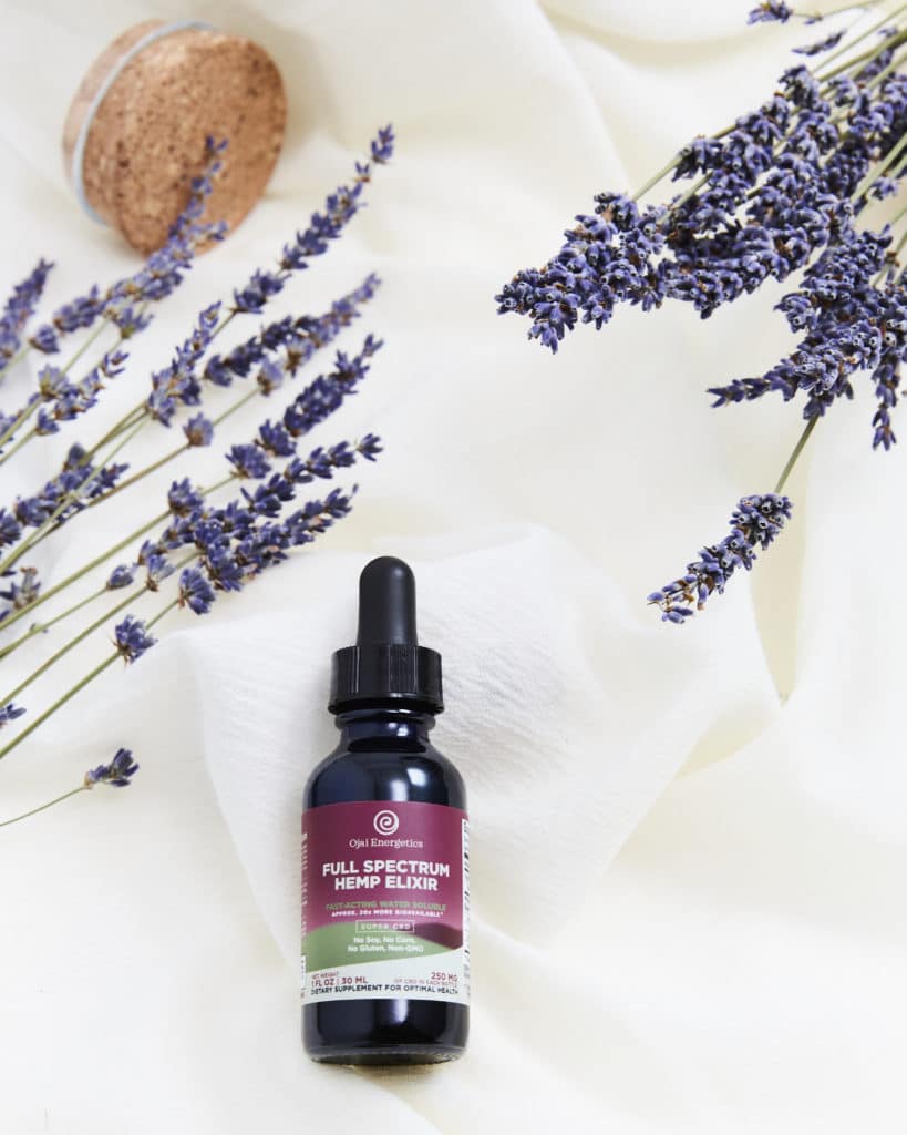 Lavender aromatherapy with CBD oil