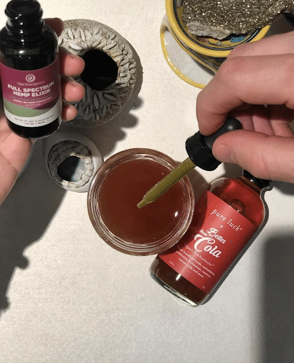 Utilize water-soluble CBD by mixing it in with whatever you are drinking. 