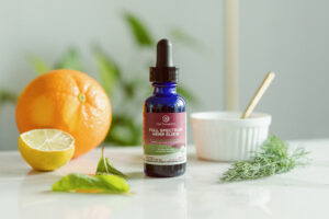 Use Ojai Energetics water-soluble full spectrum hemp elixir