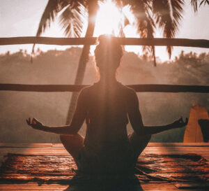 Woman enjoying CBD Cream for Pain.