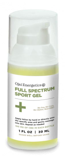 ojai energetics cbd sports gel - cannabidiol gel